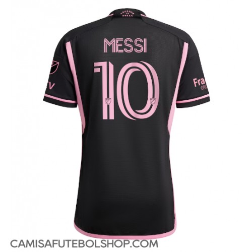 Camisa de time de futebol Inter Miami Lionel Messi #10 Replicas 2º Equipamento 2024-25 Manga Curta